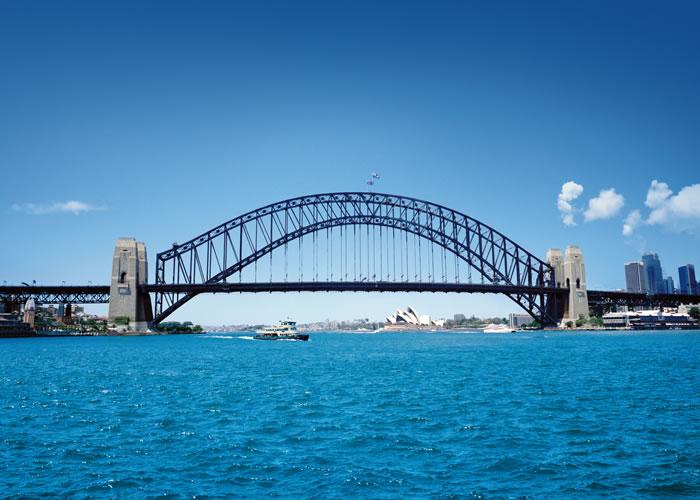 The Sydney Harbour Bridge,